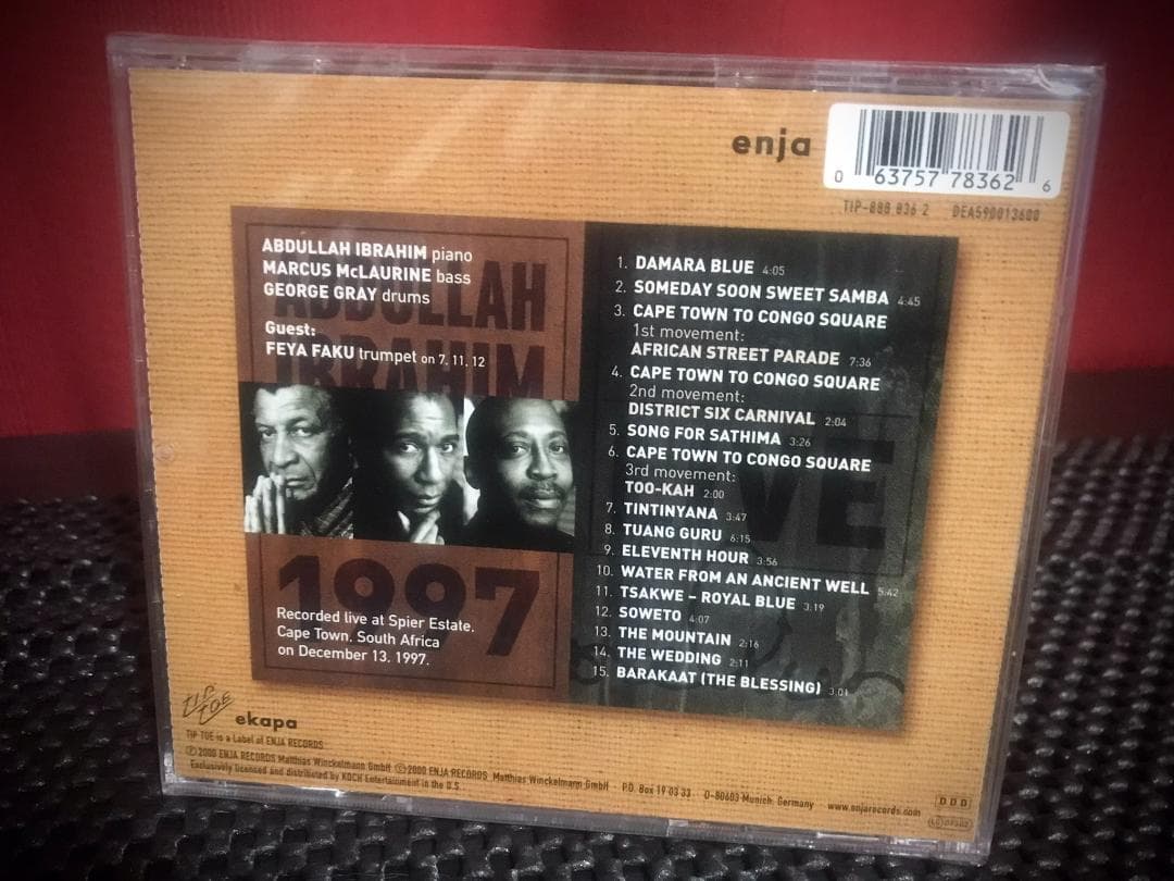 洋楽 ABDULLAH IBRAHIM / CAPE TOWN REVISITED