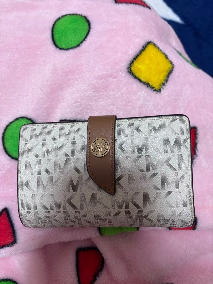 Michael Kors 二つ折り財布 ベージュ/ブラウン