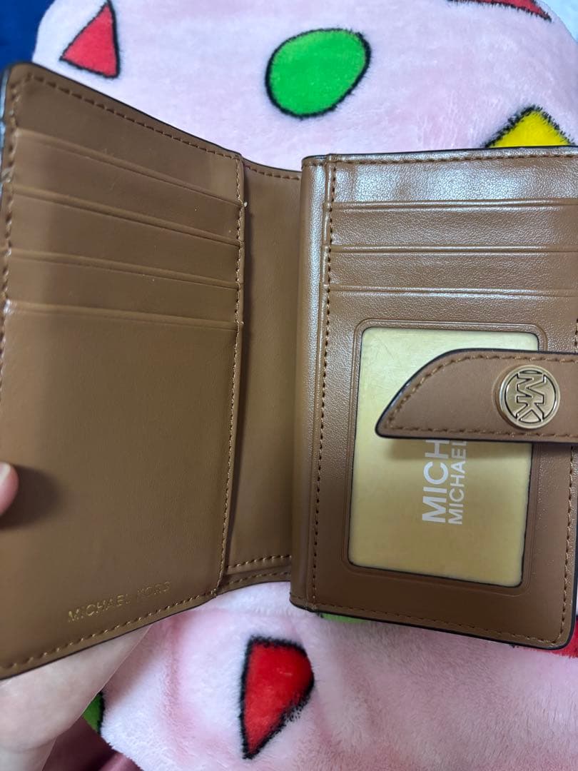 Michael Kors 二つ折り財布 ベージュ/ブラウン