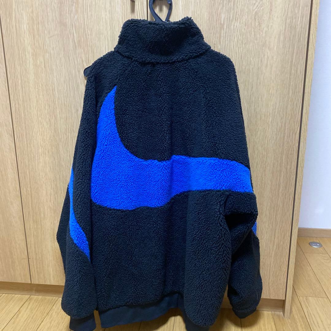 NIKE ビッグスウォッシュ リバーシブル ボア ブラック　ブルー