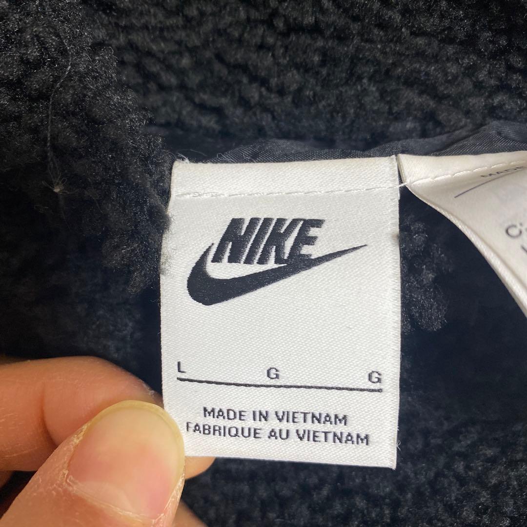NIKE ビッグスウォッシュ リバーシブル ボア ブラック　ブルー