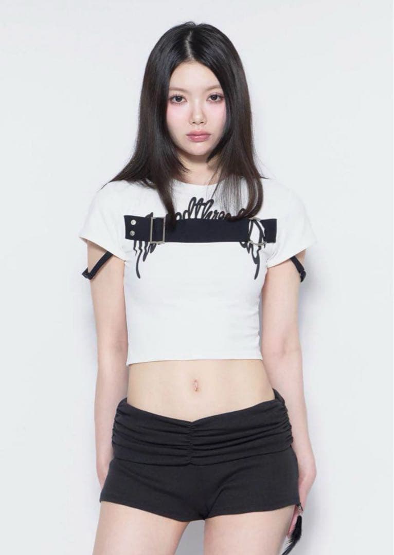 theredthread S logo belt tops white 完売品