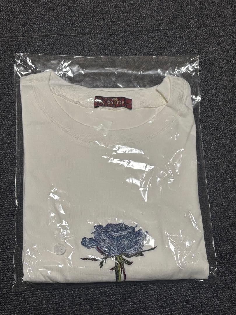 天*羽様 Adoコラボ hazama Tシャツ ロゴカットソー ホワイト M