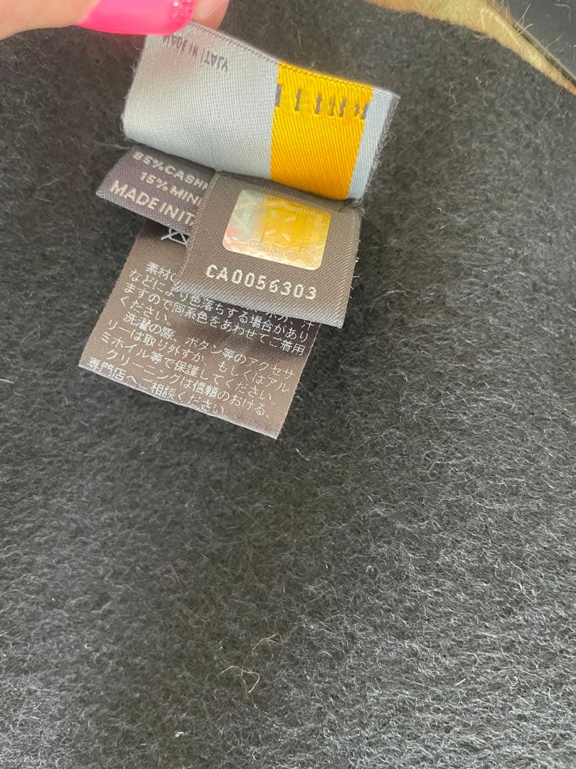 ✨FENDI✨ミンク&カシミヤ　レオパード柄✨キャンディストール