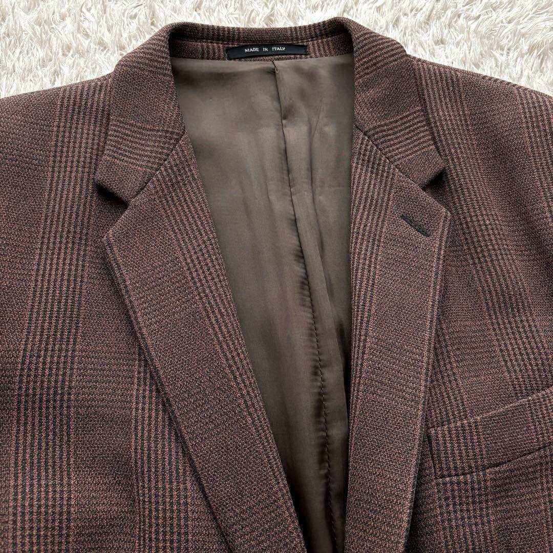 ★美品★ EMPORIO ARMANI グレンチェック テーラードジャケット L
