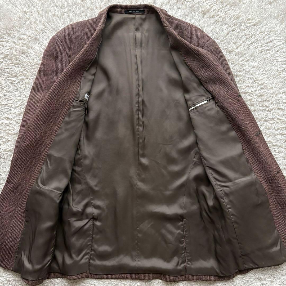 ★美品★ EMPORIO ARMANI グレンチェック テーラードジャケット L
