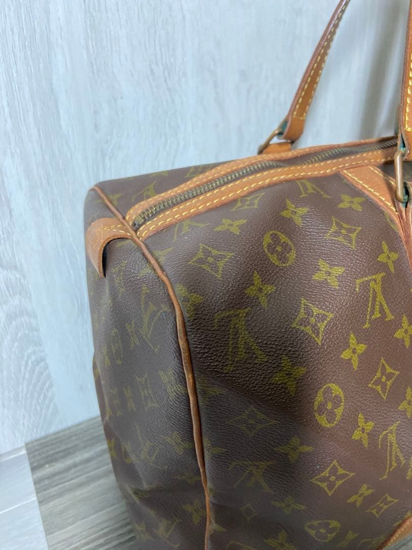ルイヴィトン　ボストンバッグ　ハンドバッグ　キーポル45　モノグラム　ブラウン