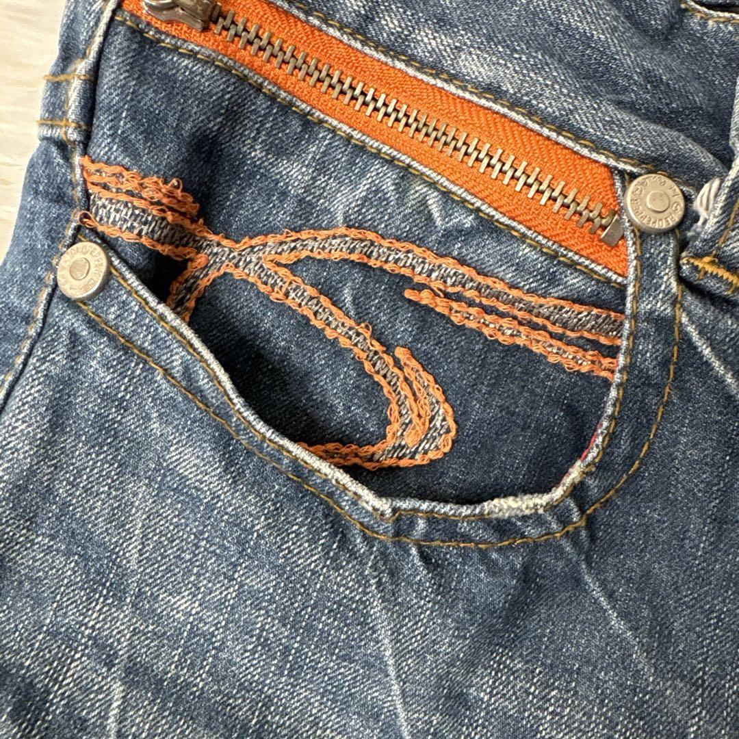 RED PEPPER レッドペッパー デニム 刺繍 ストーン Y2K 平成ギャル