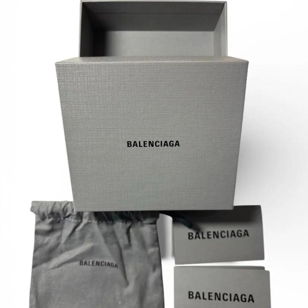 【箱・付属品完備】BALENCIAGA 三つ折り財布 グリーン 人気色