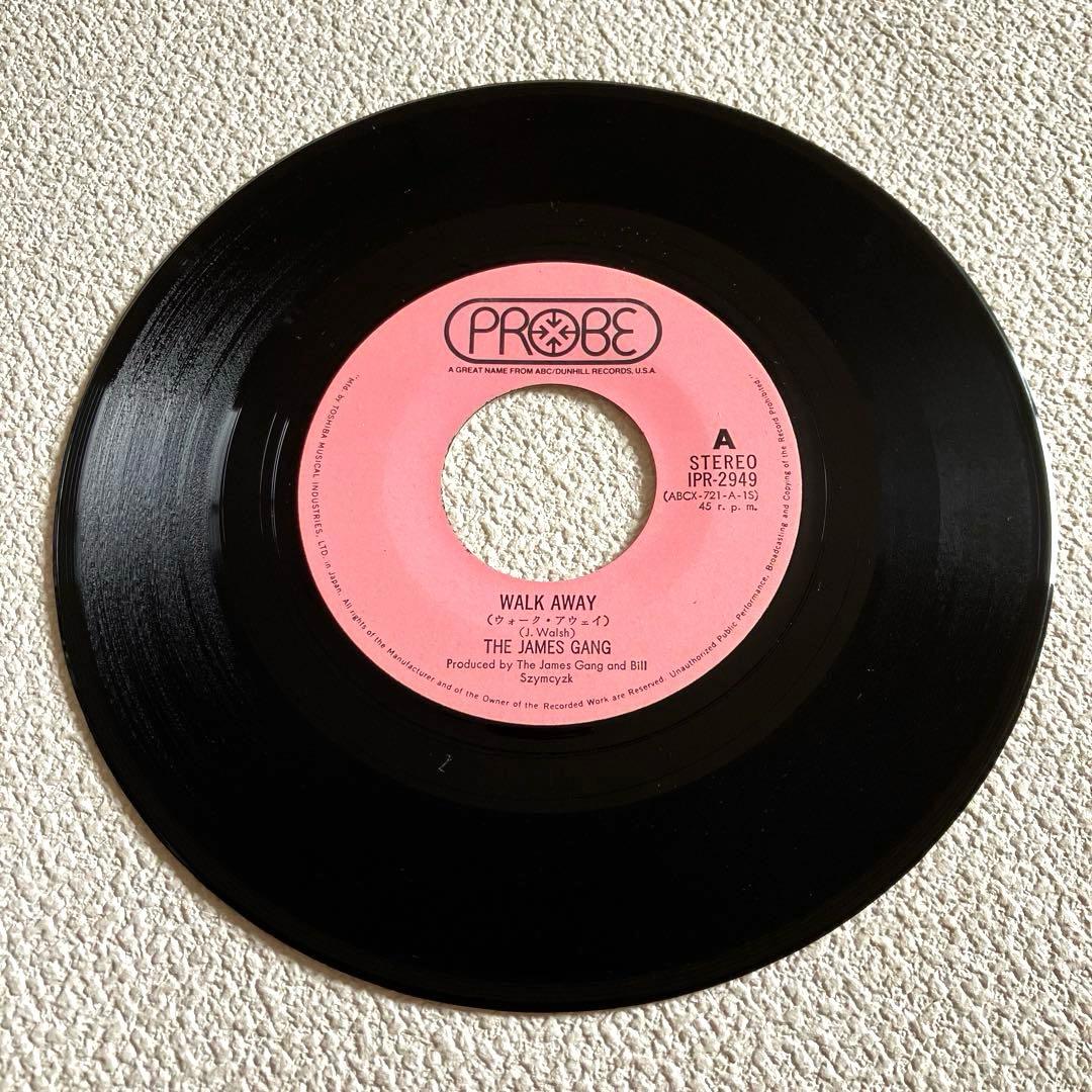 ジェイムス•ギャング　ウォーク•アウェイ　7㌅レコード