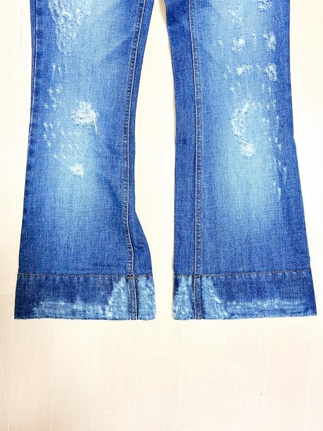 【新品 タグ付き】ドルチェ＆ガッバーナ ダメージ デニム パンツ 38