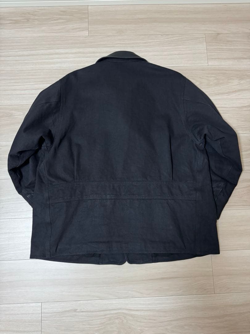 COMOLI デニムレザーワークジャケット 25aw コモリ カバーオール