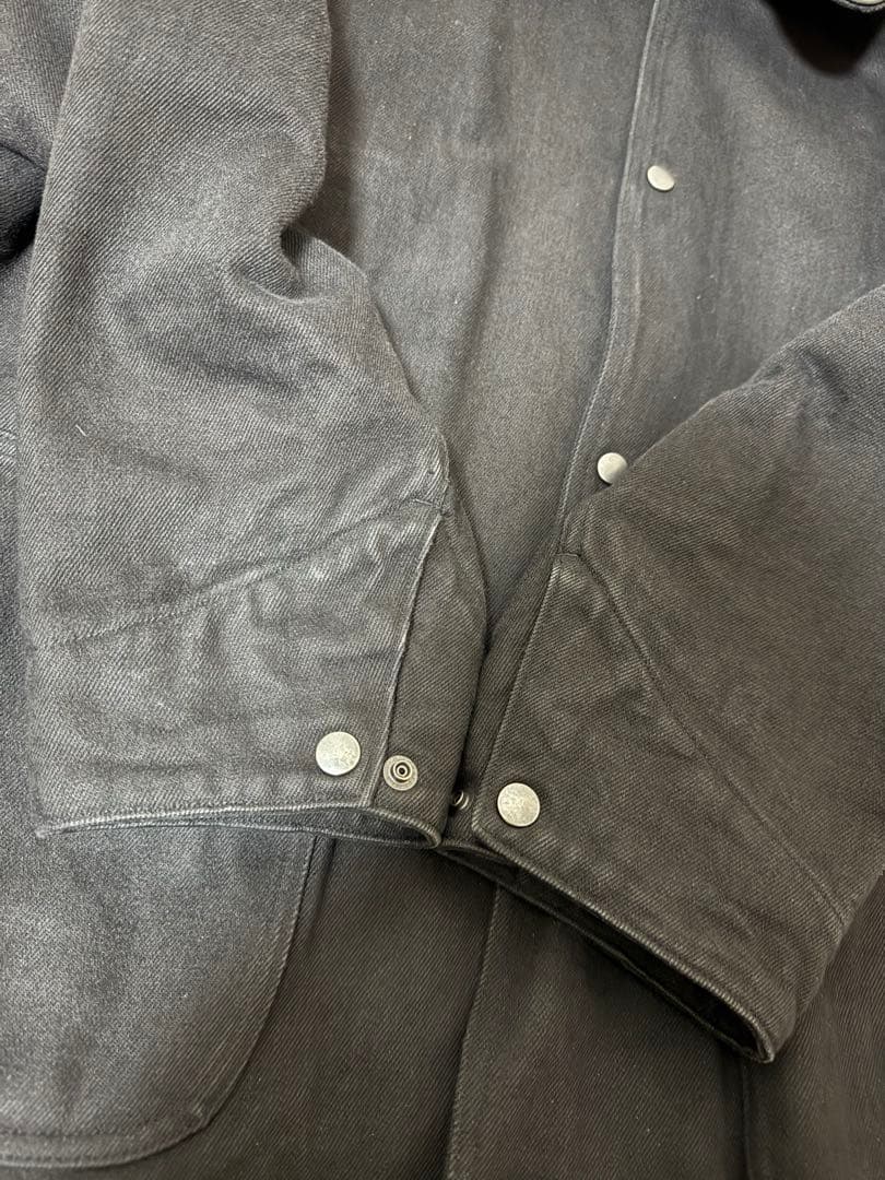COMOLI デニムレザーワークジャケット 25aw コモリ カバーオール