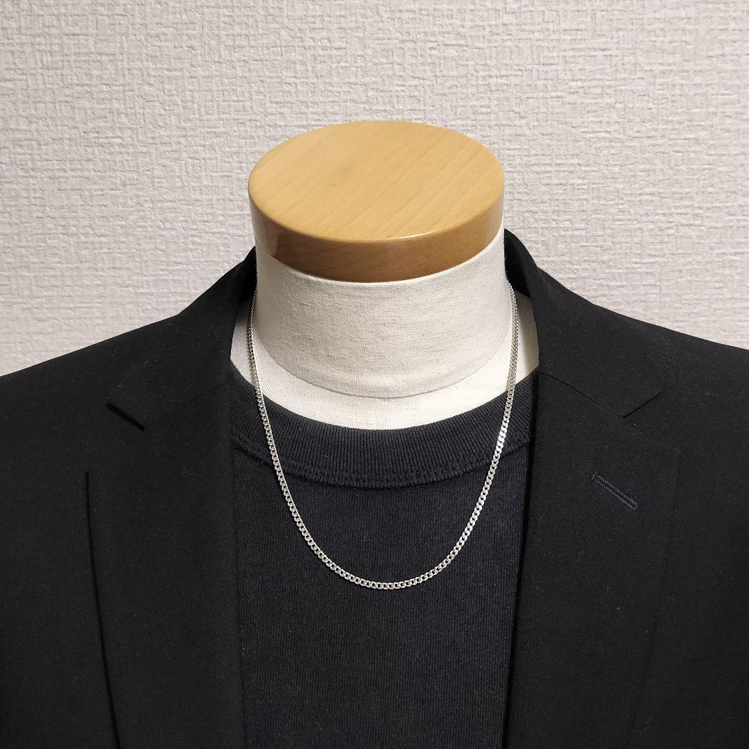 エンポリオ アルマーニ 喜平 ネックレス シルバー925 EA 50cm
