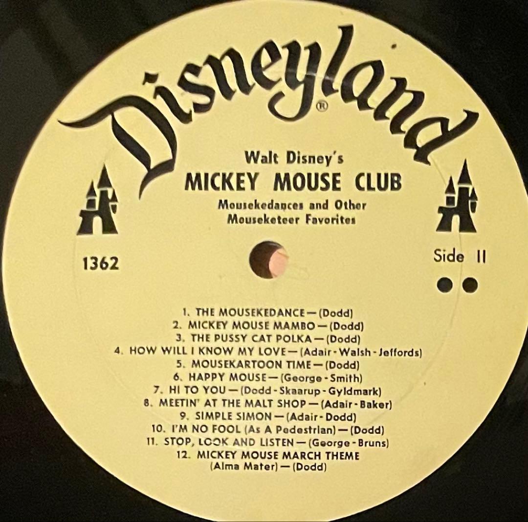 希少USオリジ Walt Disney's Mickey Mouse Club