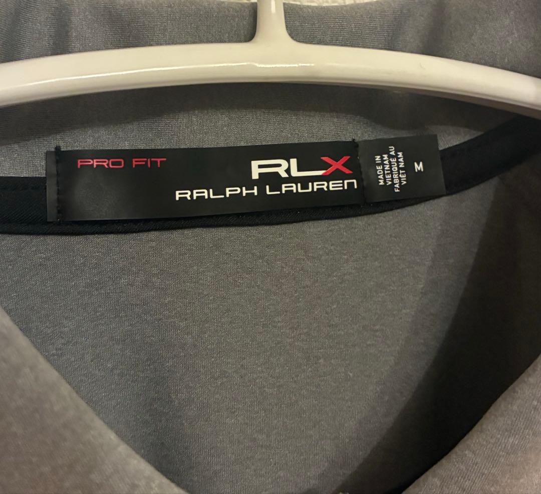 RLX RALPH LAUREN ポロシャツ Mサイズ グレー
