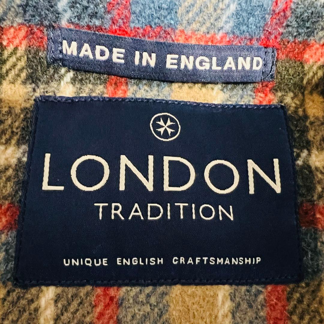 【美品】ロンドントラディション ダッフルコート ブラウン系 サイズ40 メンズ