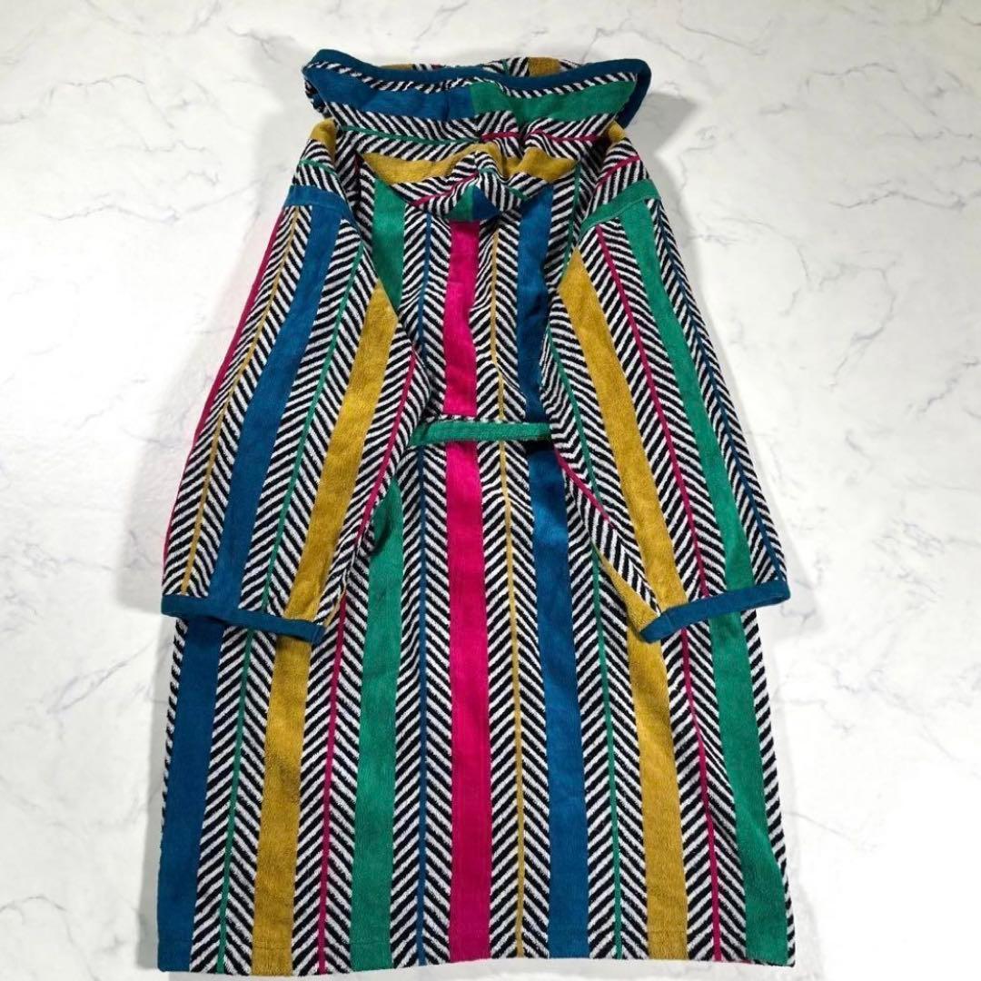 MISSONI ミッソーニ　パイルロングガウンコート　シェブロン柄