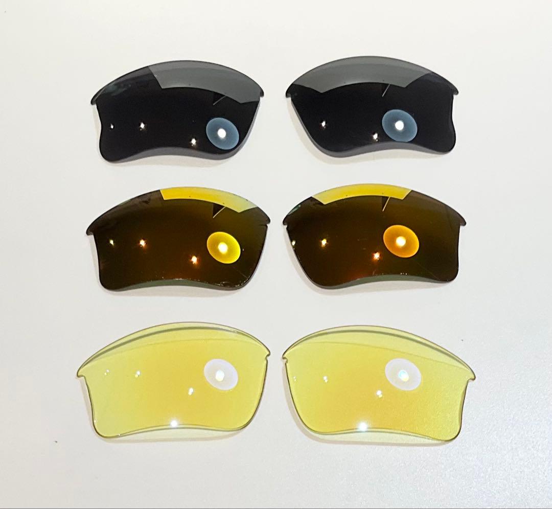オークリー(Oakley) サングラス ゴルフ レンズ3セット 中古美品