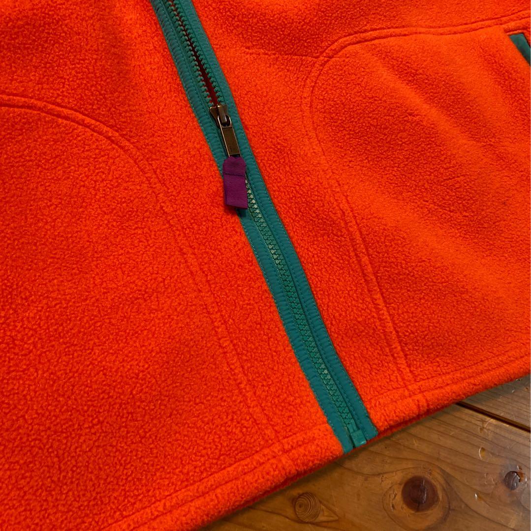 t*す様 【XL】 patagonia Fleece Vest オレンジ × タ