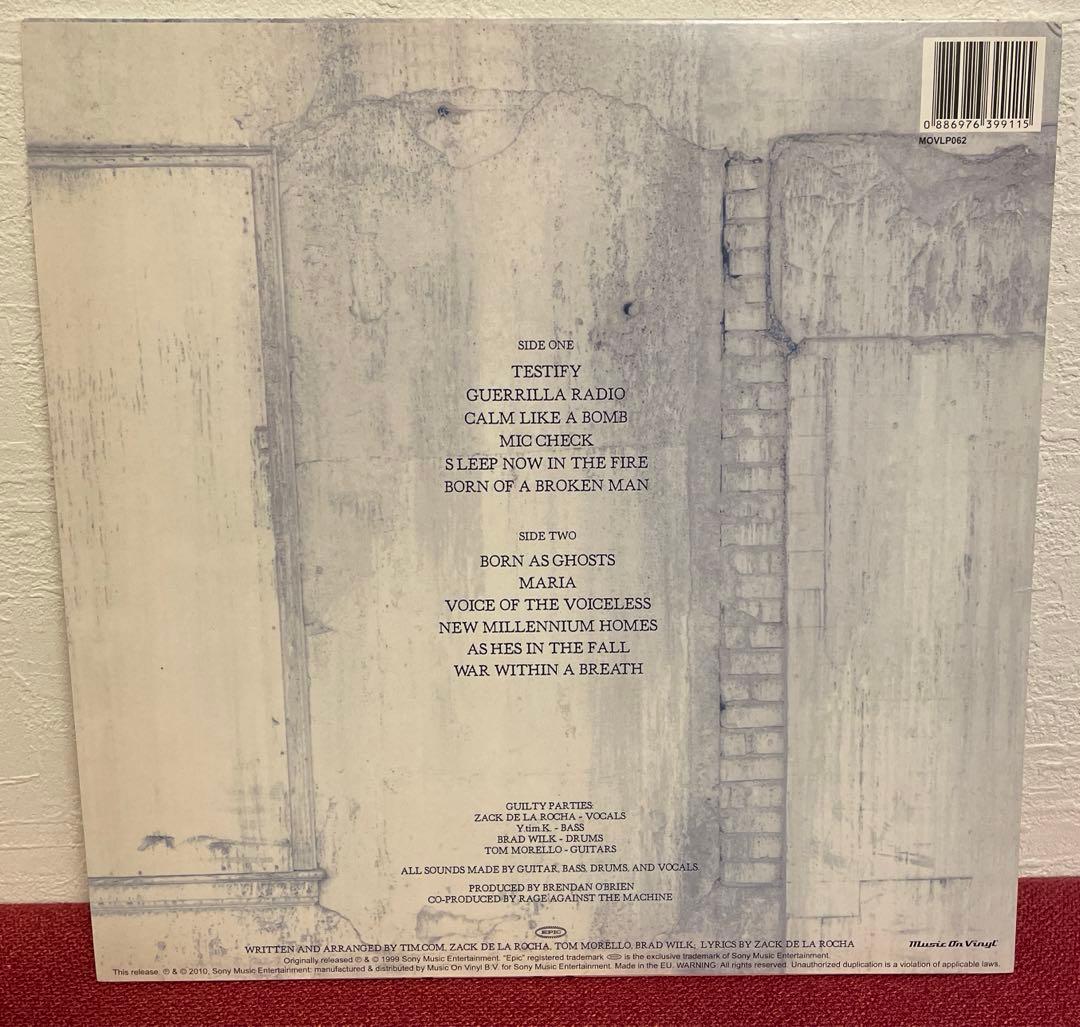 Rage Against The Machine レコード 希少 180g盤