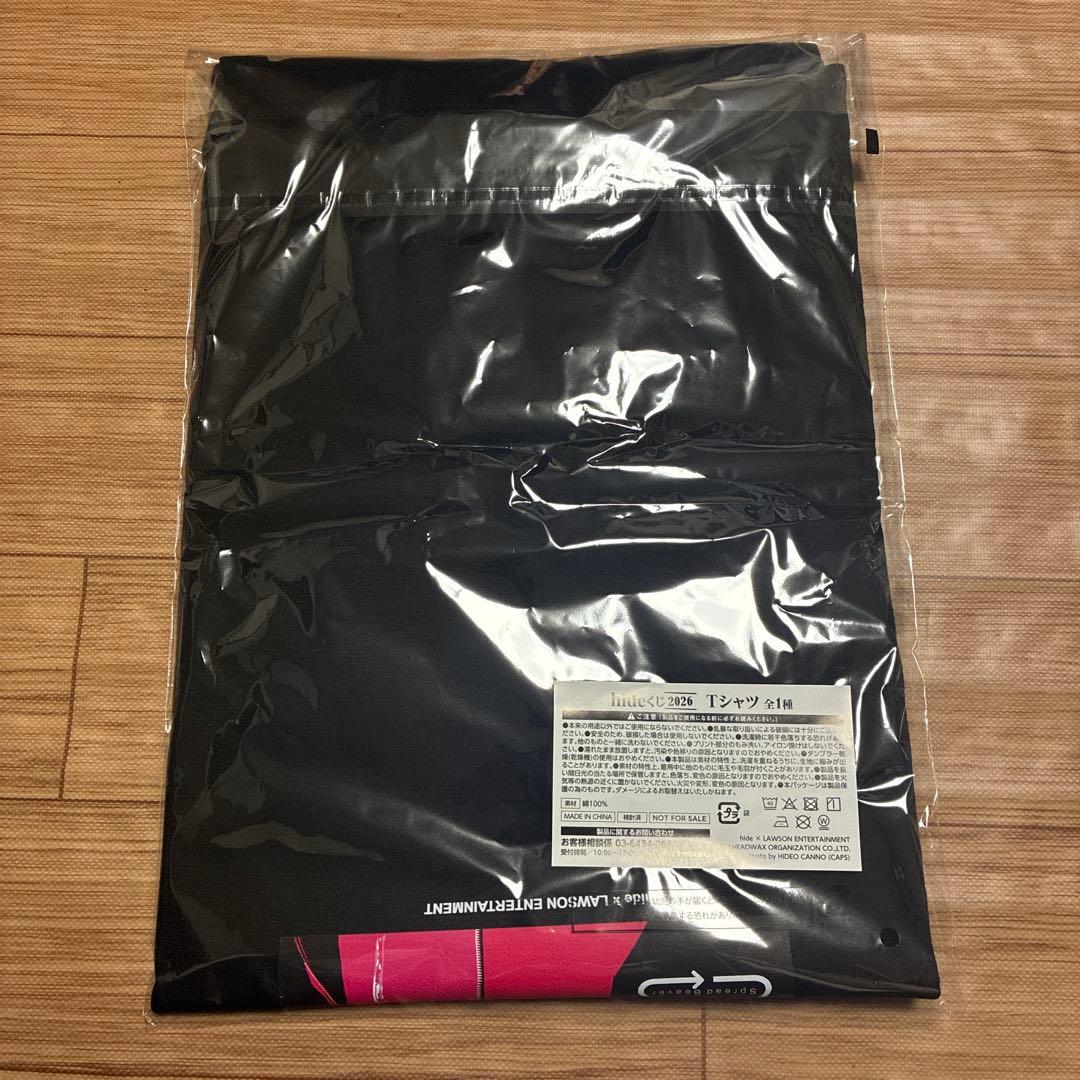 hide　ヒデ　くじ　X JAPAN　LAST賞　ラストワン　Tシャツ
