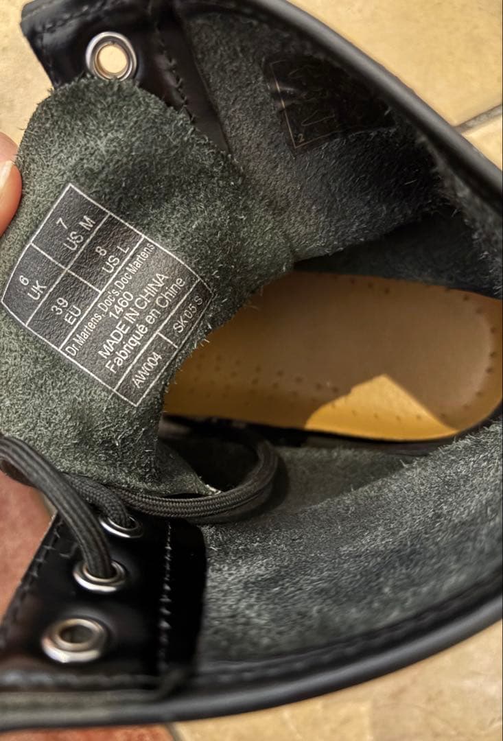 【定番】Dr.Martens ドクターマーチン 8ホール ブーツ ブラック 黒