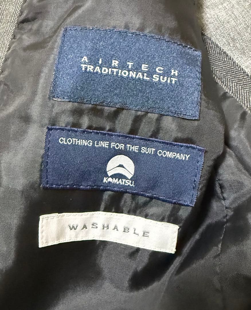 THE SUIT COMPANY ×KOMATSUスーツセットアップ　洗える