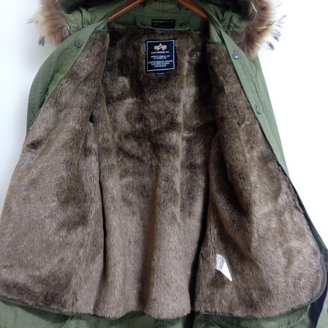 モッズコート Y2K ALPHA INDUSTRIES m-51 軍カーキM