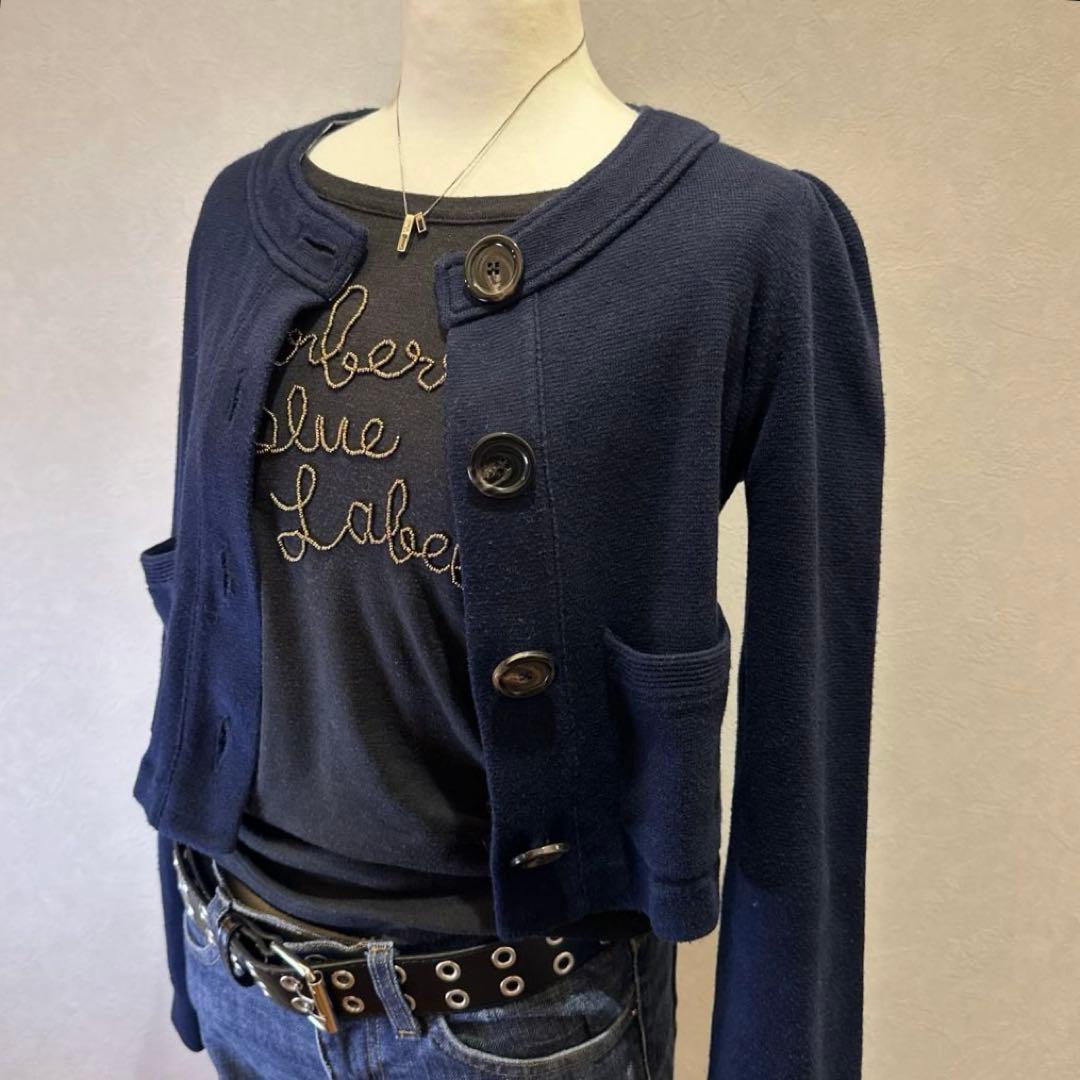Burberry archive knit cardigan Y2K平成ギャル
