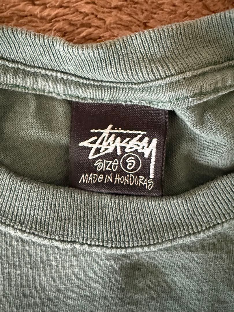 トップス STUSSY AUTHENTIC GEAR TEE PIGMENT DYED