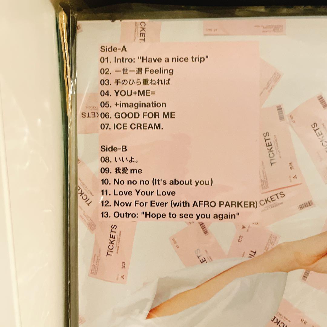 【未開封】ANNA TAKENOUCHI TICKETS LP レコード