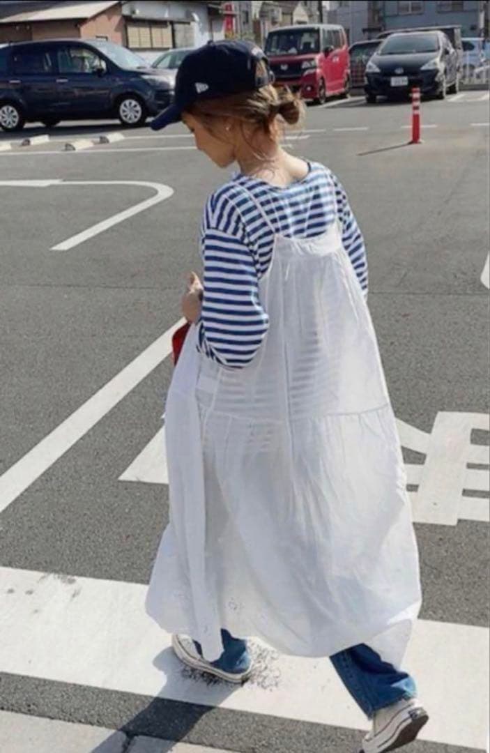 canaljean コットンレースキャミワンピ