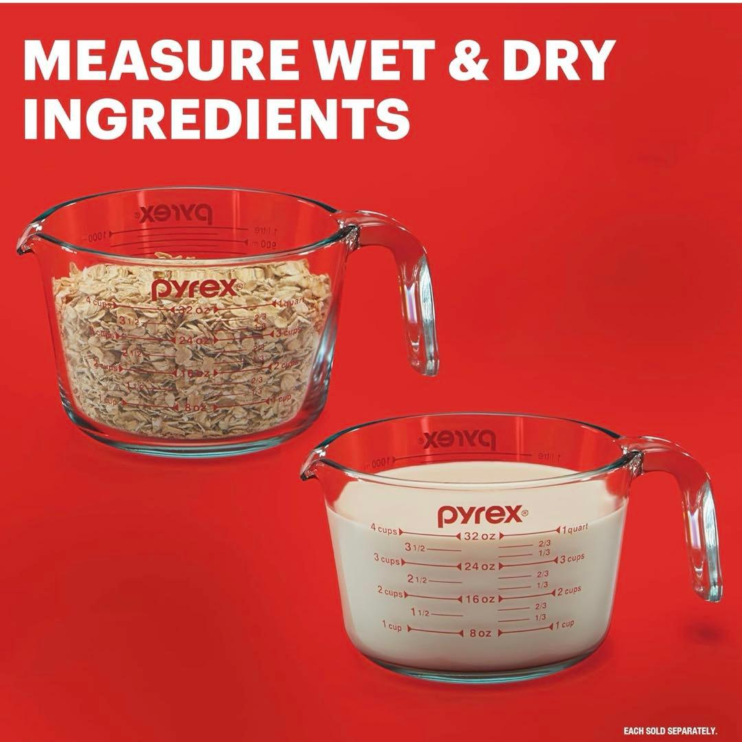 PYREX パイレックス メジャーカップ 3個セット made in USA