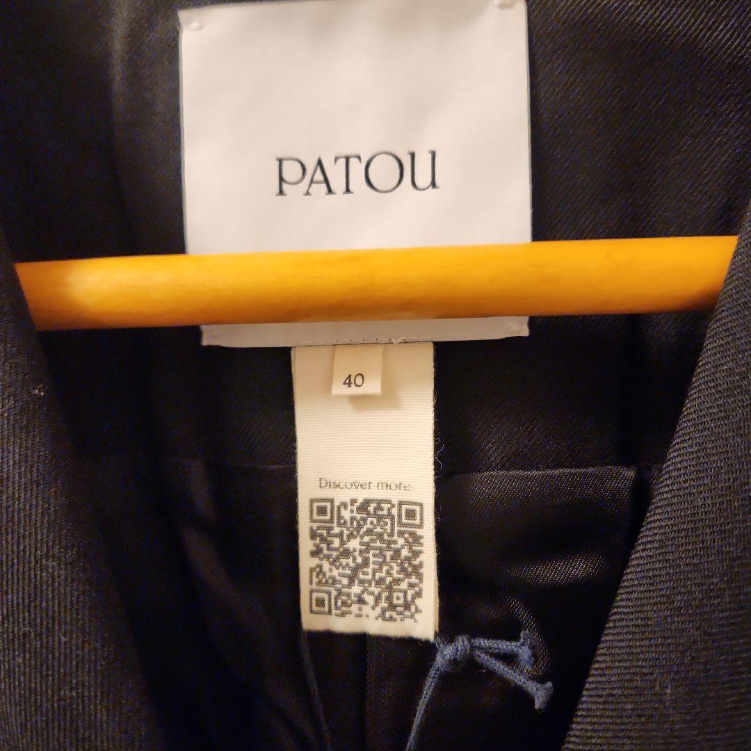 PATOU ブラック テーラードジャケット 40