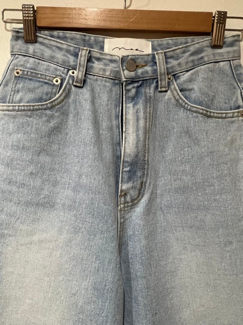 na.e Wide Loose Jeans_Light Blue Mサイズ