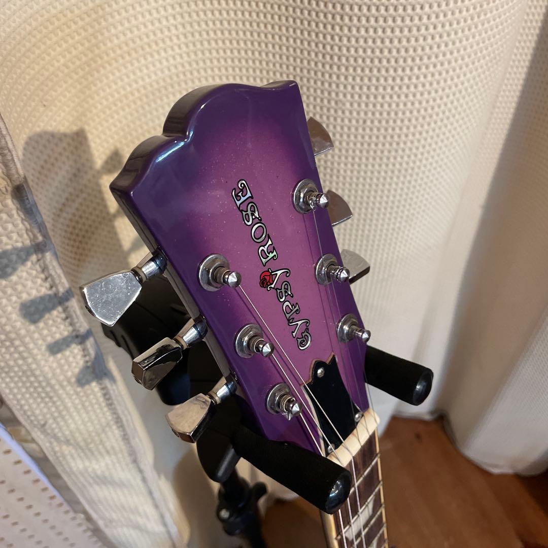 Gypsy Rose レスポール エレキギター パープル