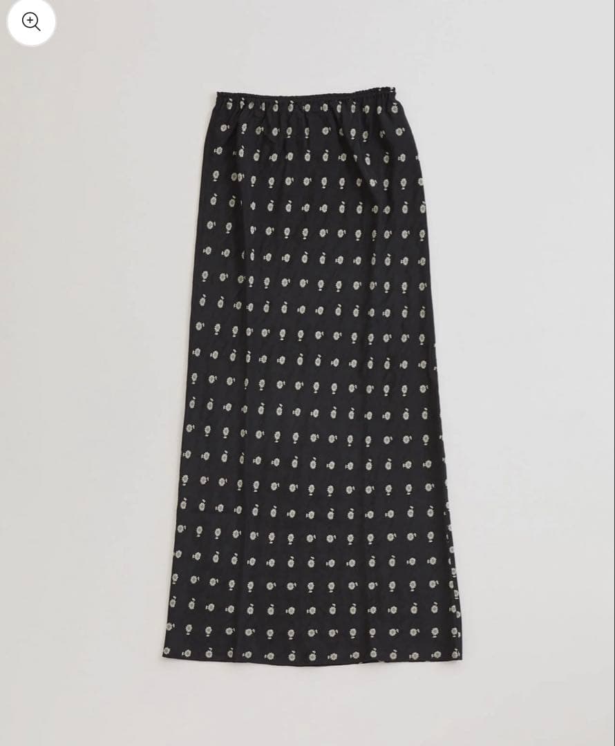 THE SHINZONE ILICA JACQUARD SKIRT ブラック