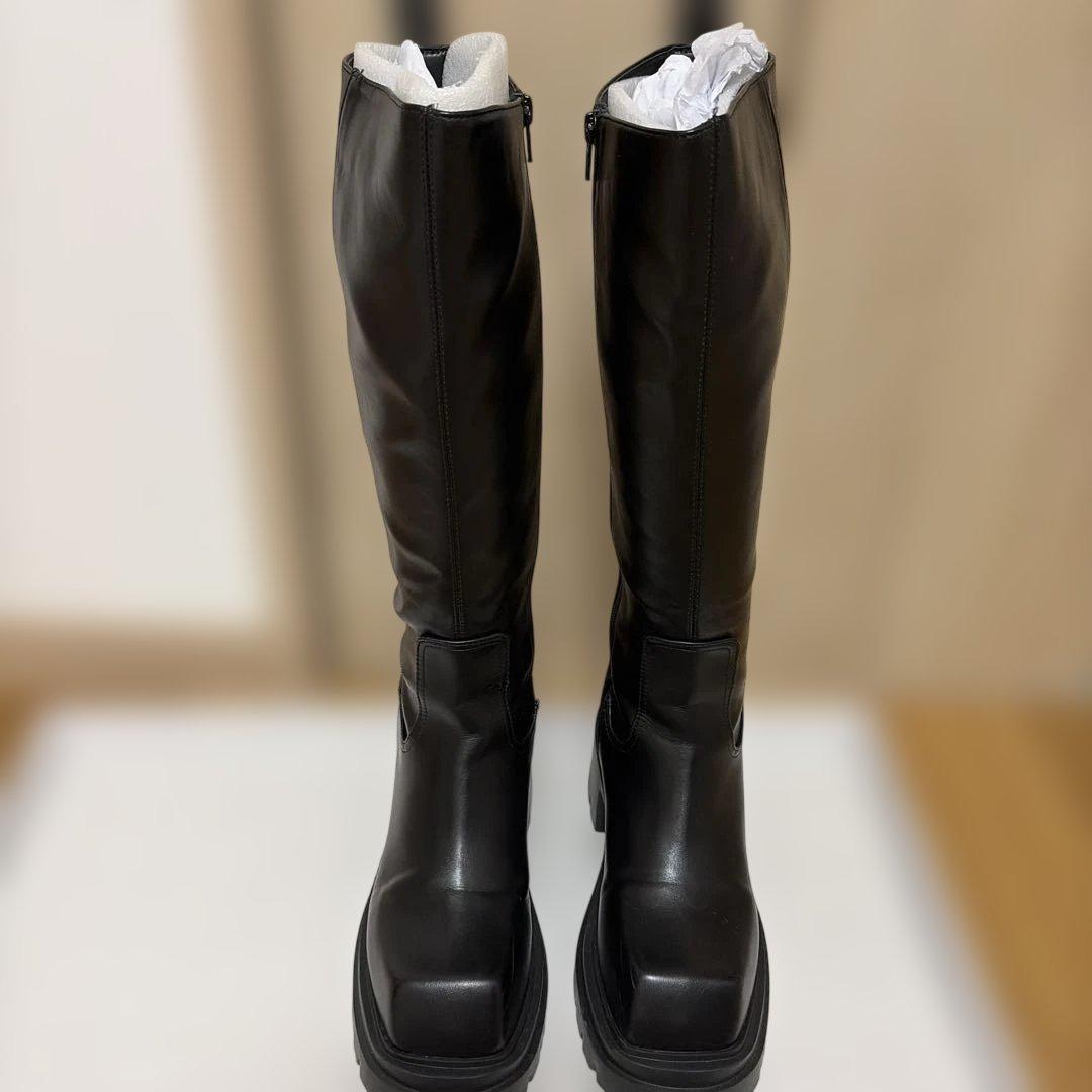 SLY SQUARE TOE KNEE ブーツ