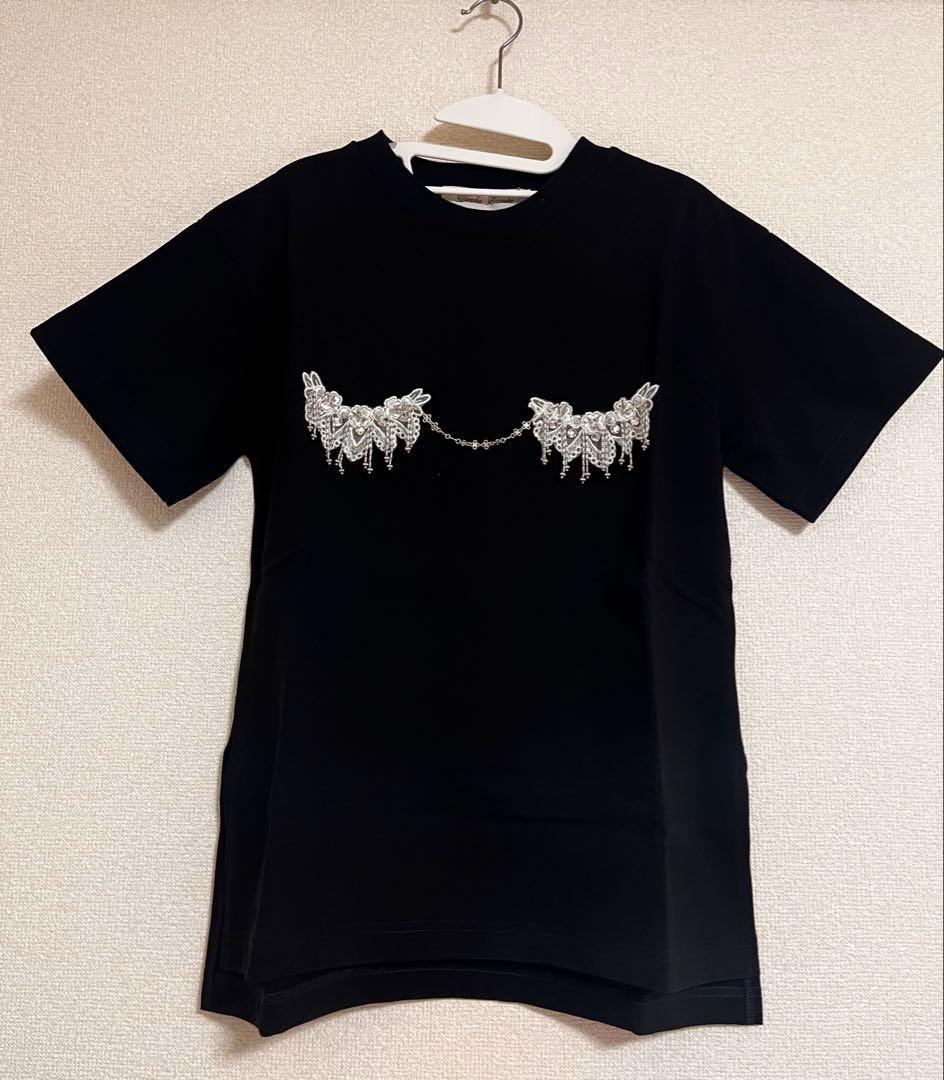 タナカダイスケ Angel bra dress T-shirt