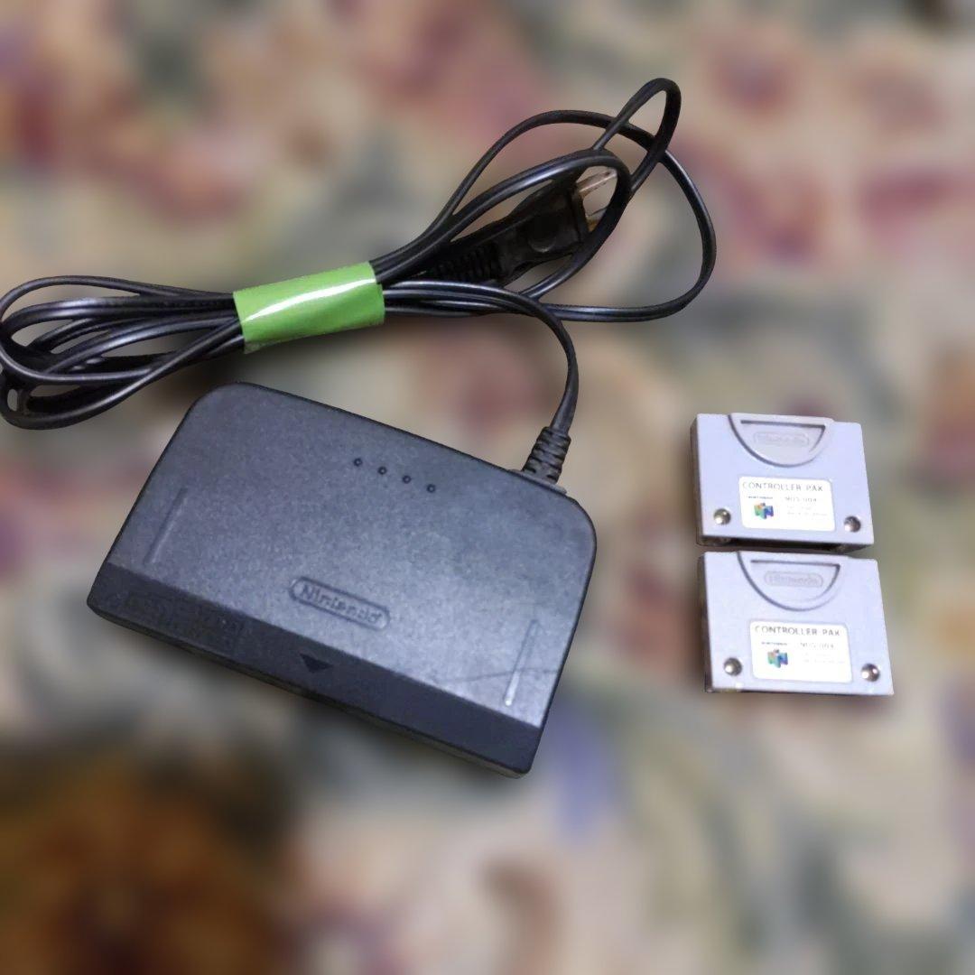 Nintendo 64 本体とコントローラーセット作動確認OKです。