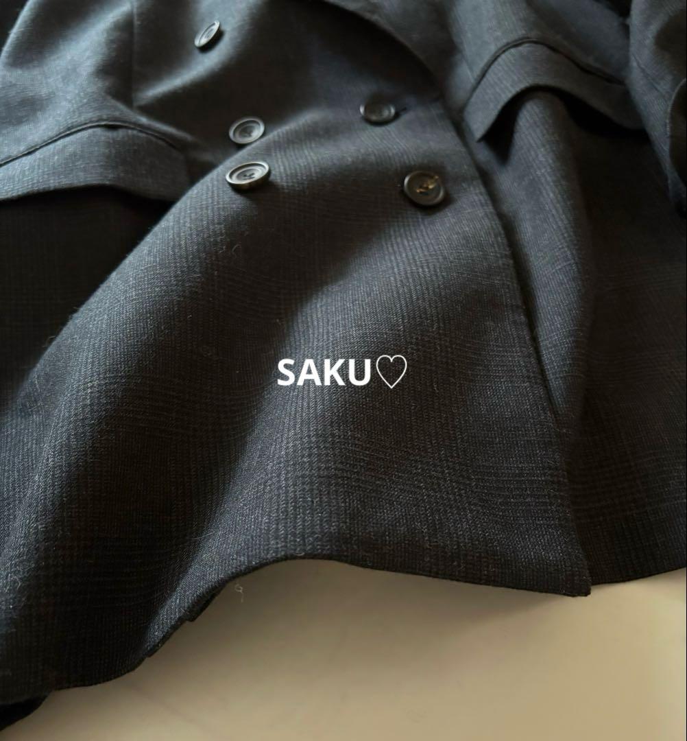 美品❣️定価8.5万 ドゥーズィエムクラス グレンチェックテーラードジャケット