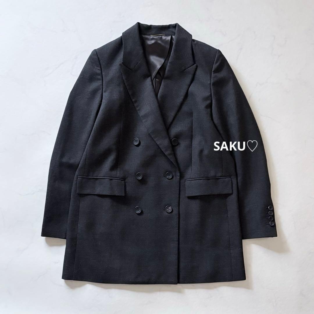 美品❣️定価8.5万 ドゥーズィエムクラス グレンチェックテーラードジャケット