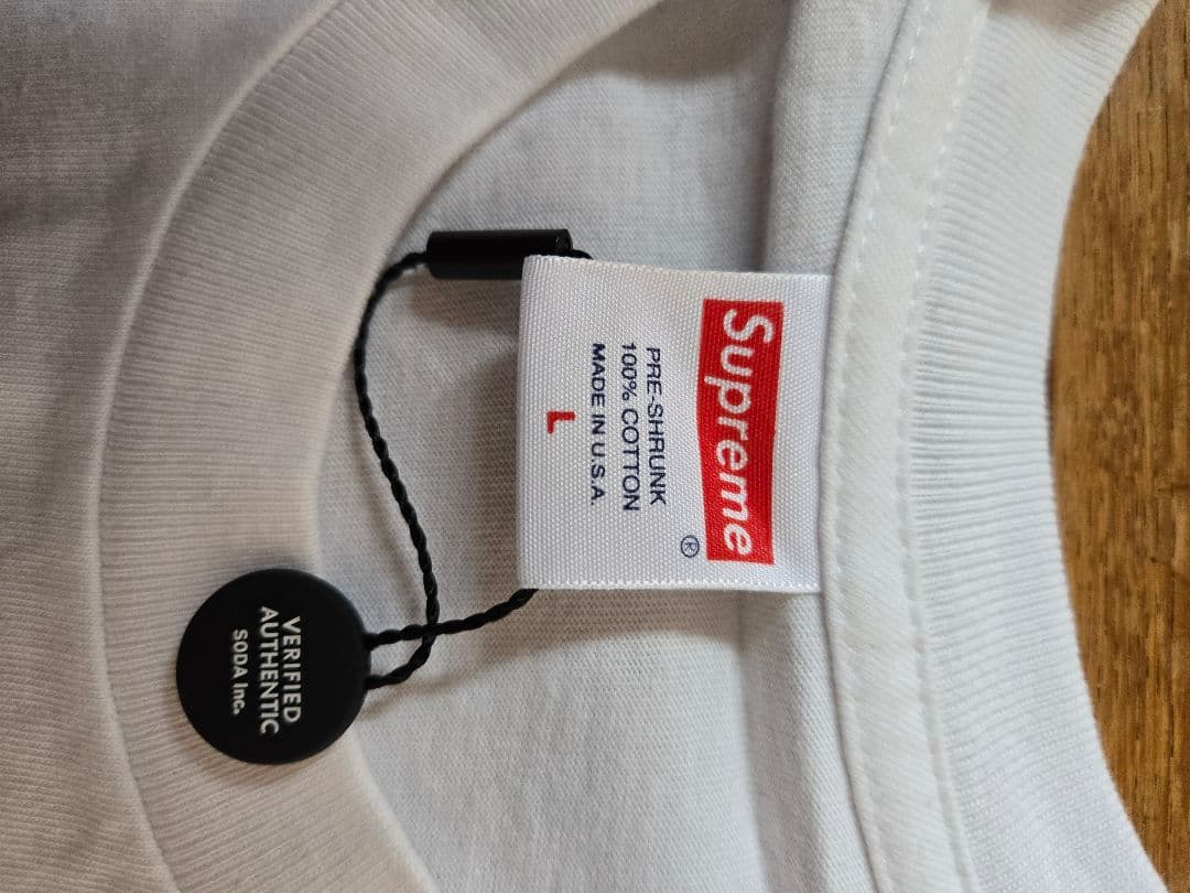 Supreme クロスボックス Tシャツ ホワイト L