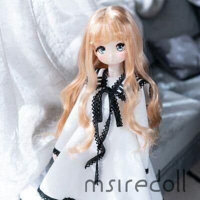 F53 BJD 1/3 人形 ドール ウィッグ カツラ 耐熱 ハンドメイド