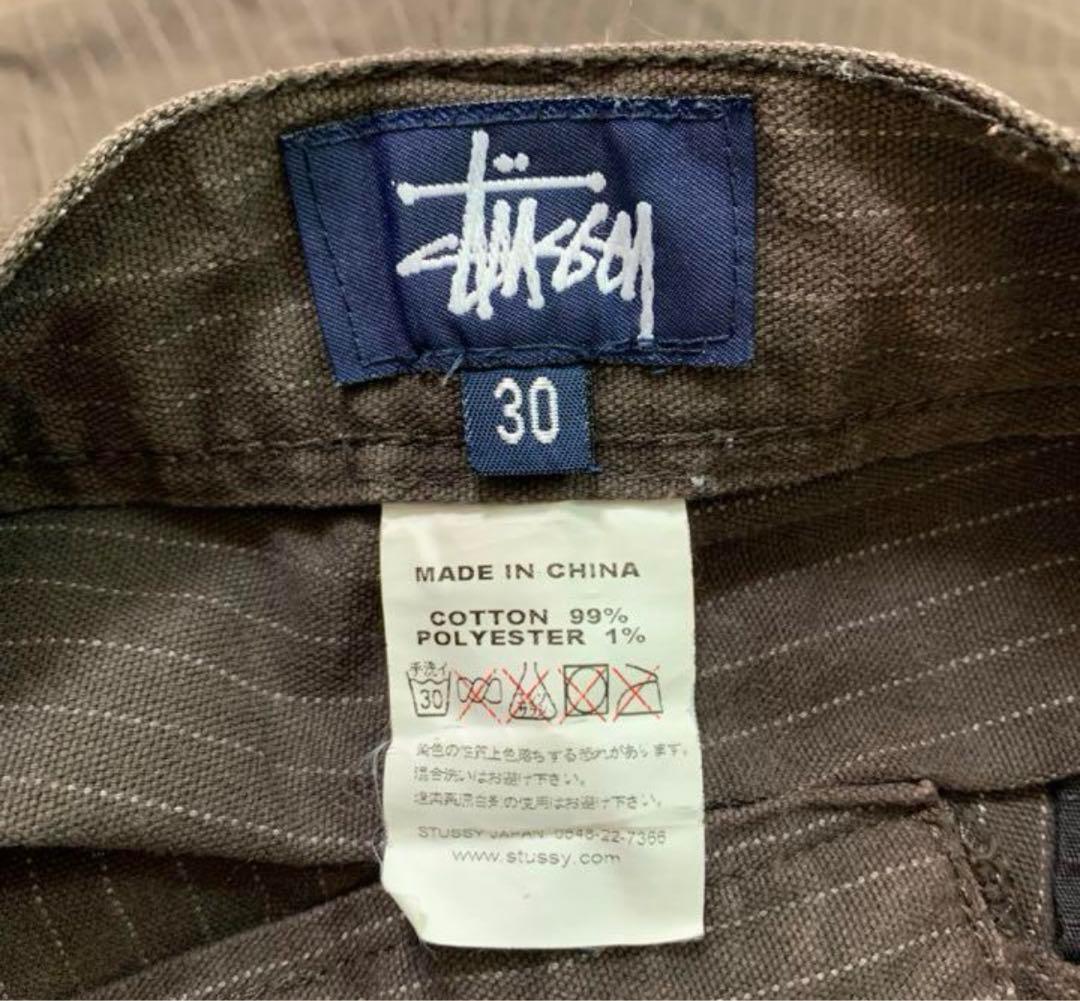 stussy ストライプパンツ