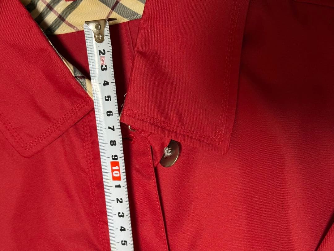 BURBERRY 赤 トレンチコート