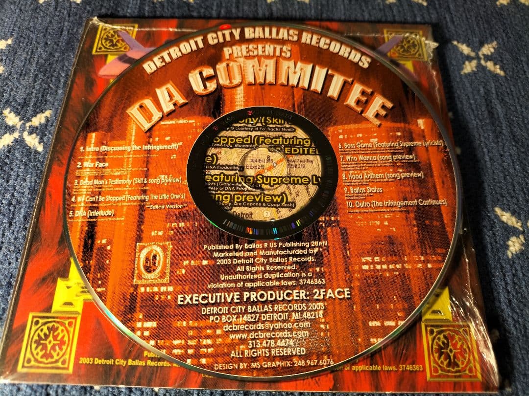洋楽 DA COMMITTEE - WE CANT BE STOPPED g-rap