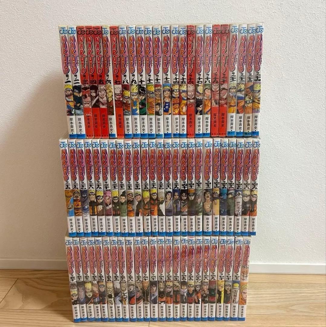 【訳あり特価】 NARUTO ナルト 1-72巻 全巻+ 外伝 計73冊 漫画