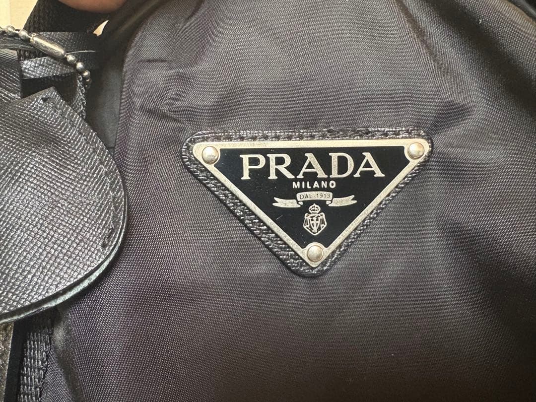 【Mii】PRADA ブラック ボストンバッグ